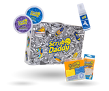 Scrub Daddy Sneaker Cleaner Kit with various cleaning products and accessories.