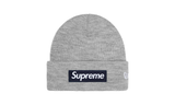 Supreme New Era Box Logo Beanie FW25 Grey