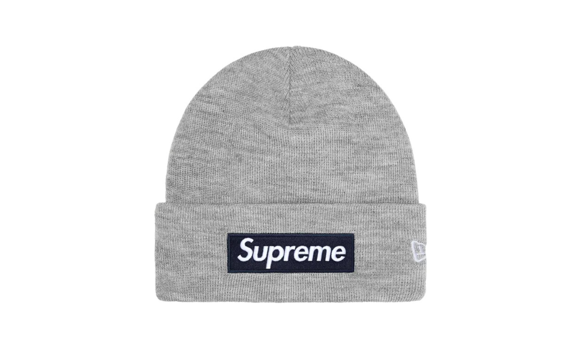 Supreme New Era Box Logo Beanie FW25 Grey