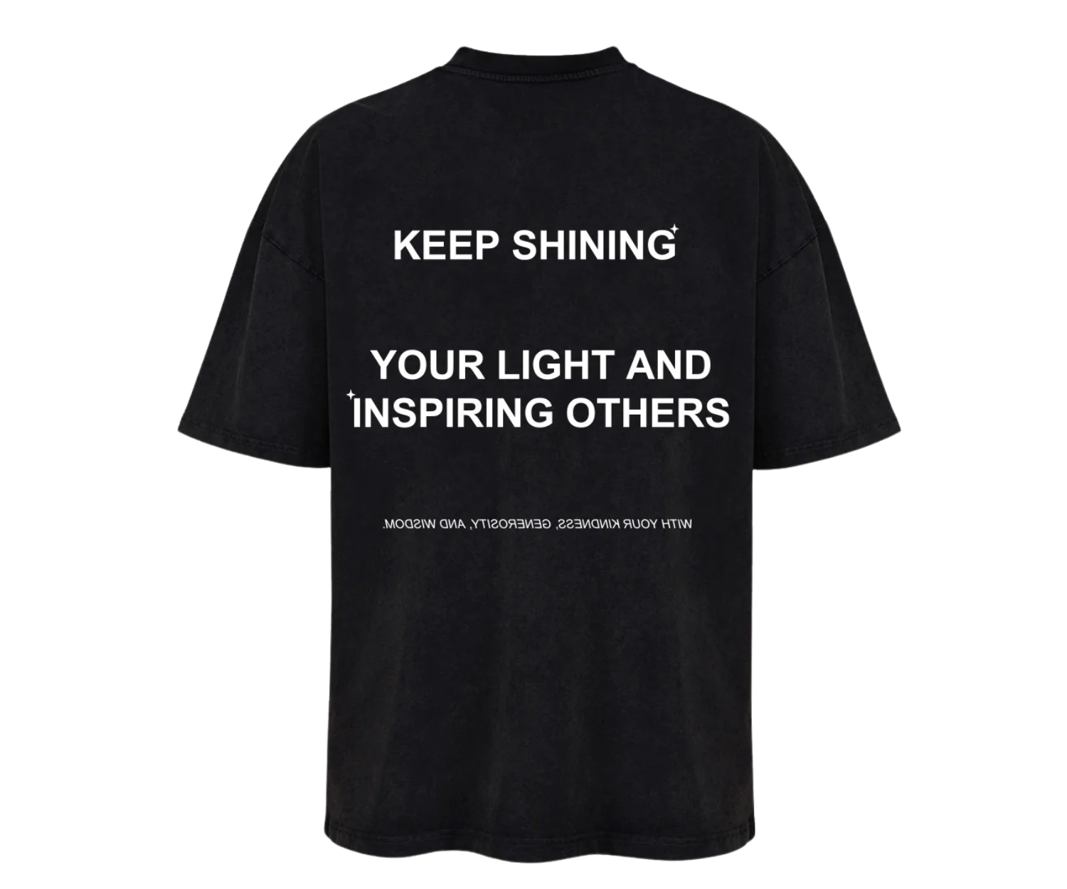 UNREAL Keep Shining Tee Jet Black