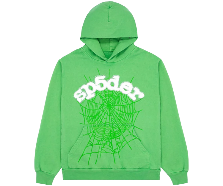 Sp5der Web Hoodie 'Slime Green'