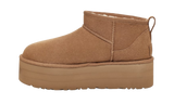 UGG ultra mini platform bakancs gesztenyebarna színben