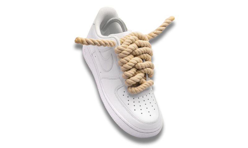 Nike Air Force 1 Chunky Rope Laces Beige