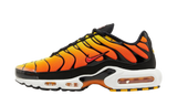 Nike Air Max Plus "Sunset" 2024 cipő narancssárga és sárga színátmenettel.
