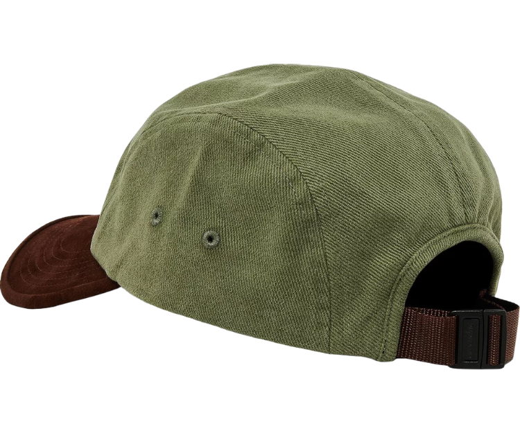 Supreme Suede Visor Camp Cap 'Light Olive'