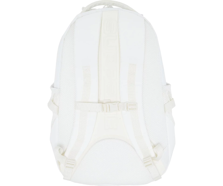 Supreme Logo Backpack White