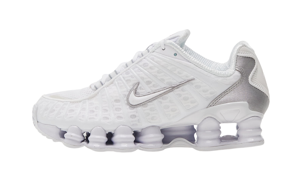 Nike Shox TL White Metallic Silver
