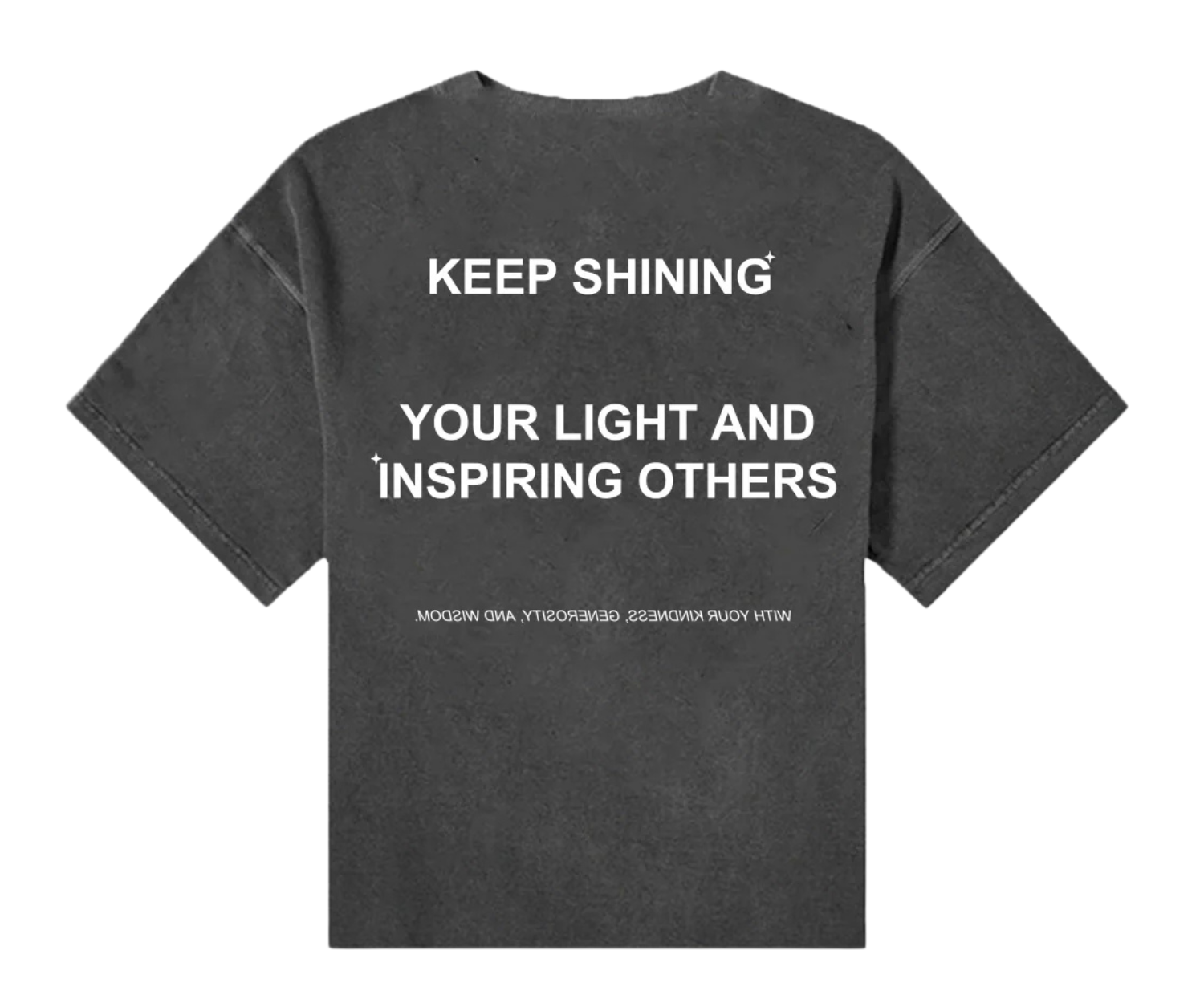 UNREAL keep shining tee Stone Washed