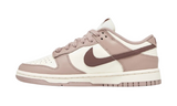 Nike Wmns Dunk Low 'Diffused Taupe' in white and taupe.