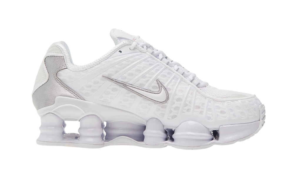 Nike Shox TL White Metallic Silver