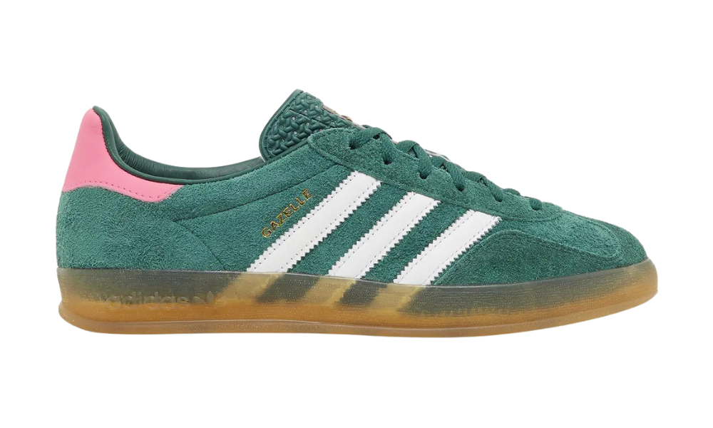 adidas Gazelle Indoor Collegiate Green Lucid Pink