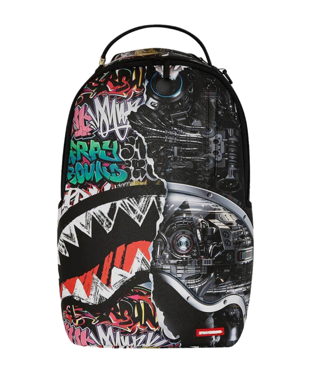 SPRAYGROUND SPLIT CYBERSHARK DLXSV BACKPACK