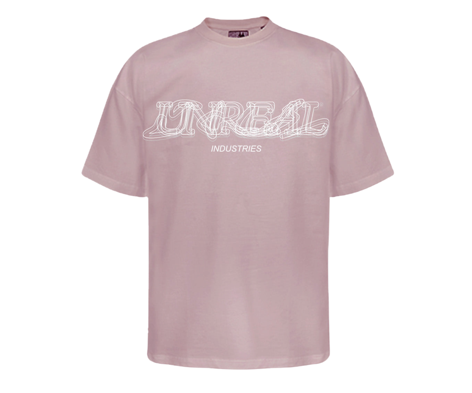 UNREAL Wire Puff Print Tee Vintage pink