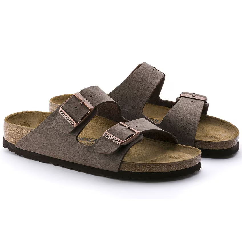 Birkenstock Arizona Birko-Flor Birkibuc - Mocha