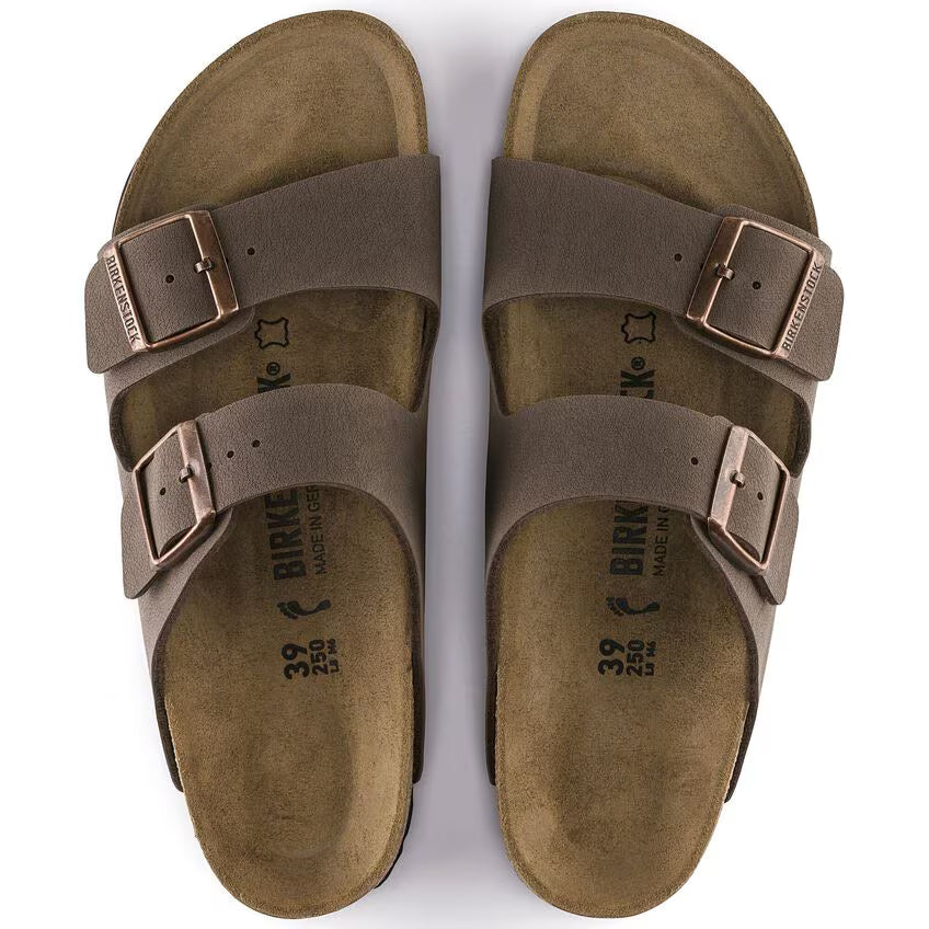 Birkenstock Arizona Birko-Flor Birkibuc - Mocha