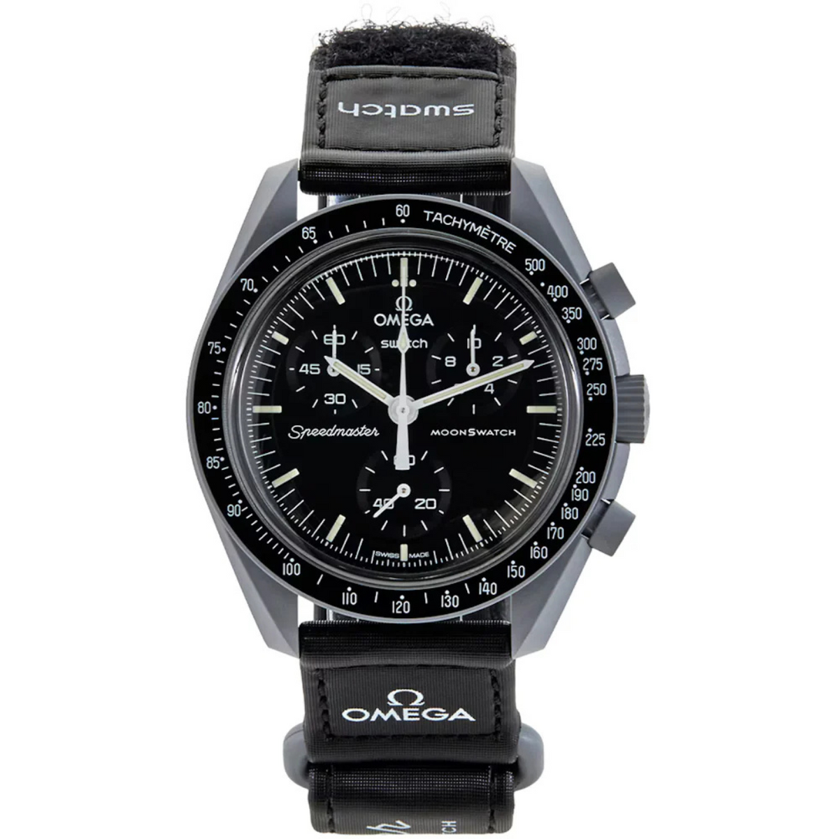 Swatch x Omega Bioceramic Moonswatch Mission to the Moon Black