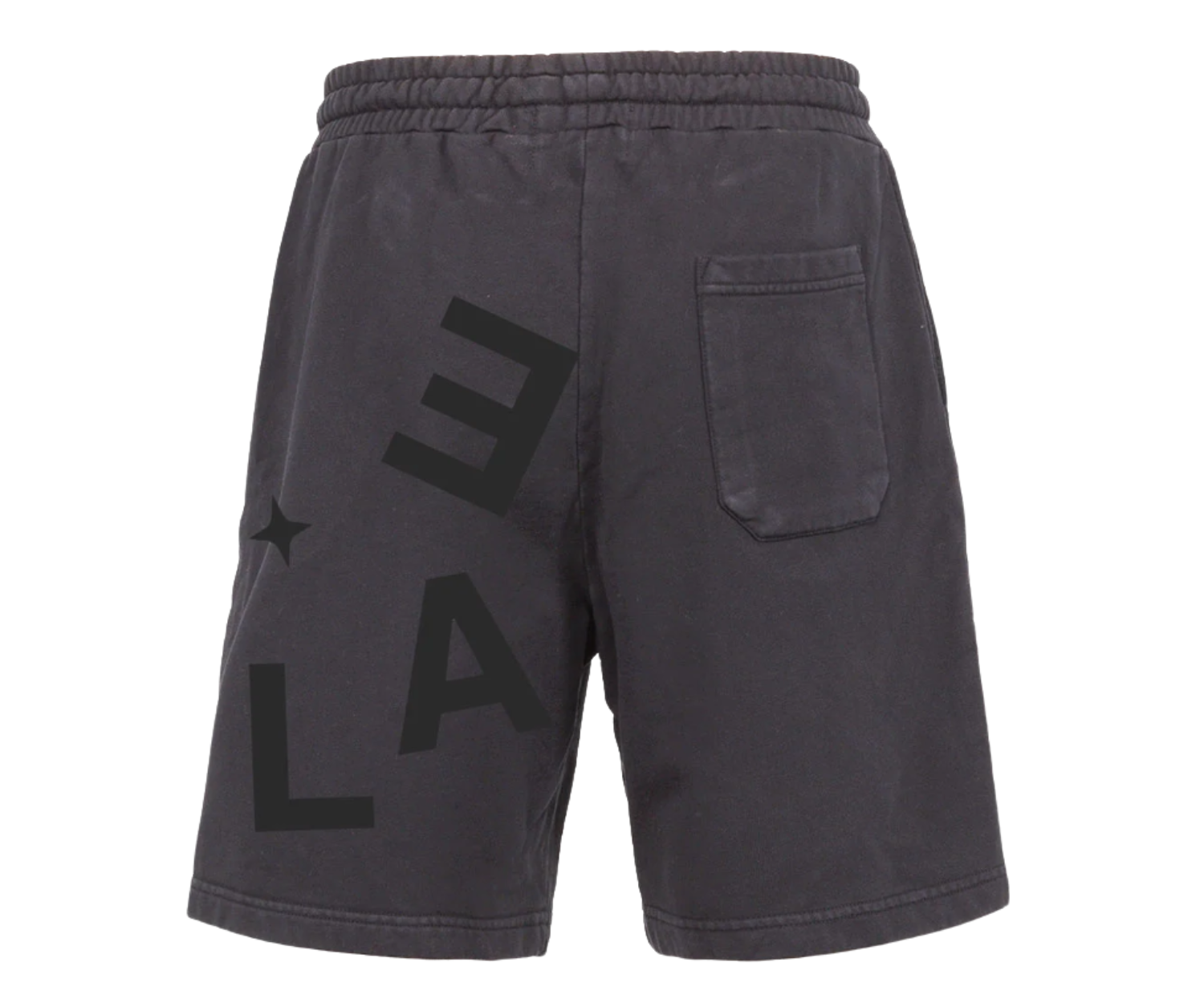 UNREAL Letters Short Washed Black