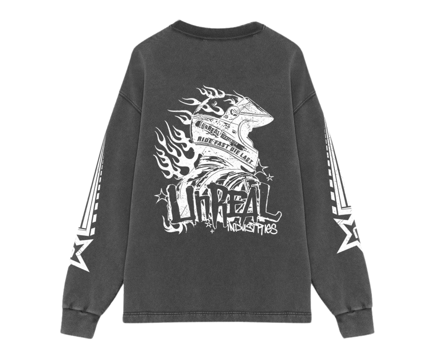 UNREAL RACING Crewneck Washed