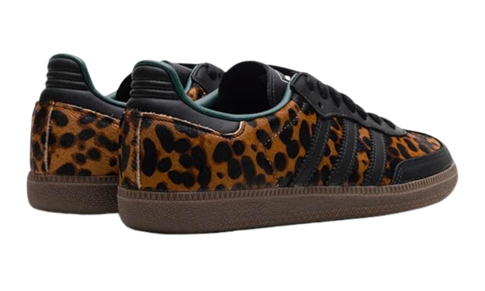 adidas Samba OG Black Green Leopard