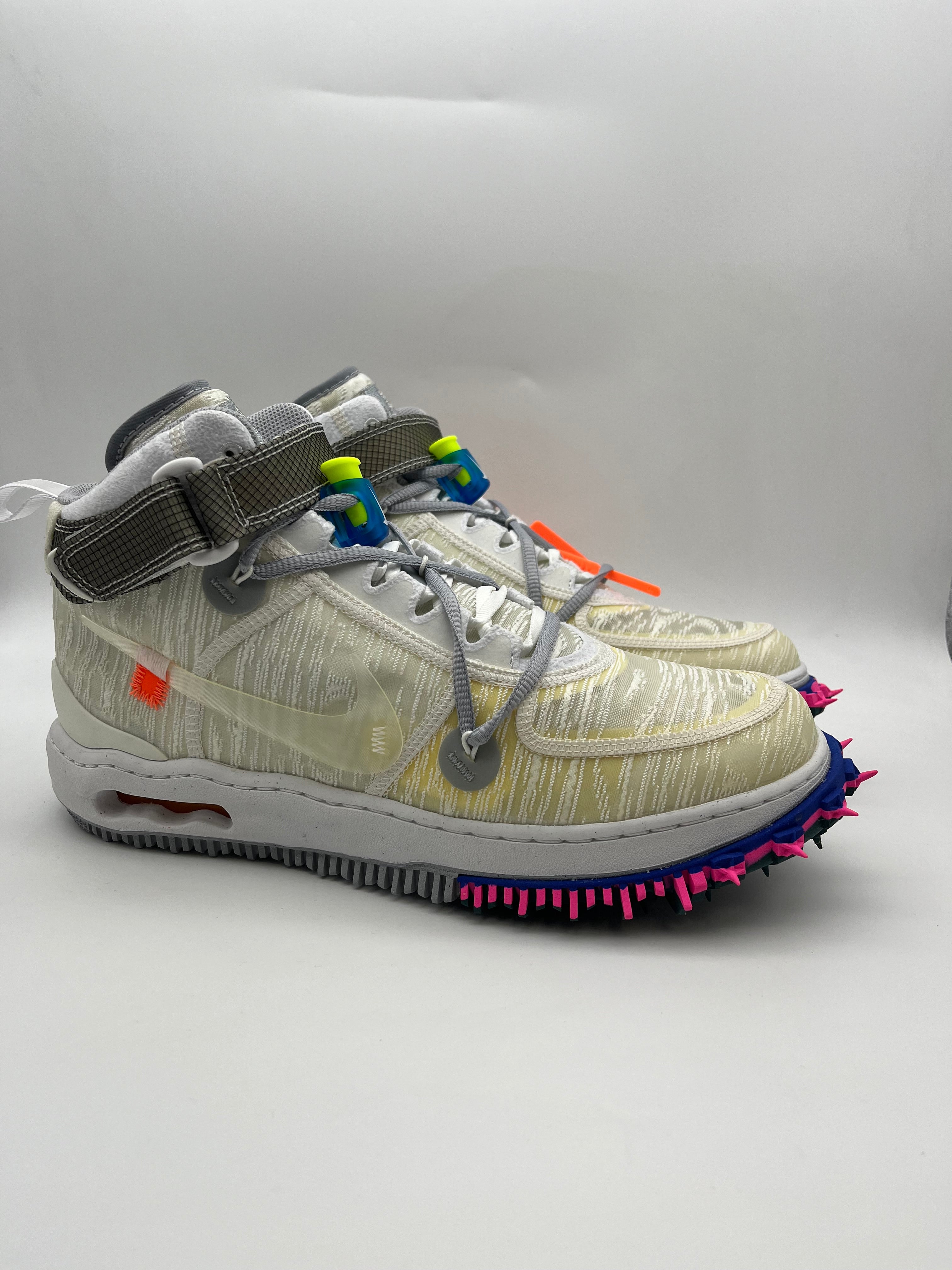 Használt - Air Force 1 Mid Off-White White (44.5)