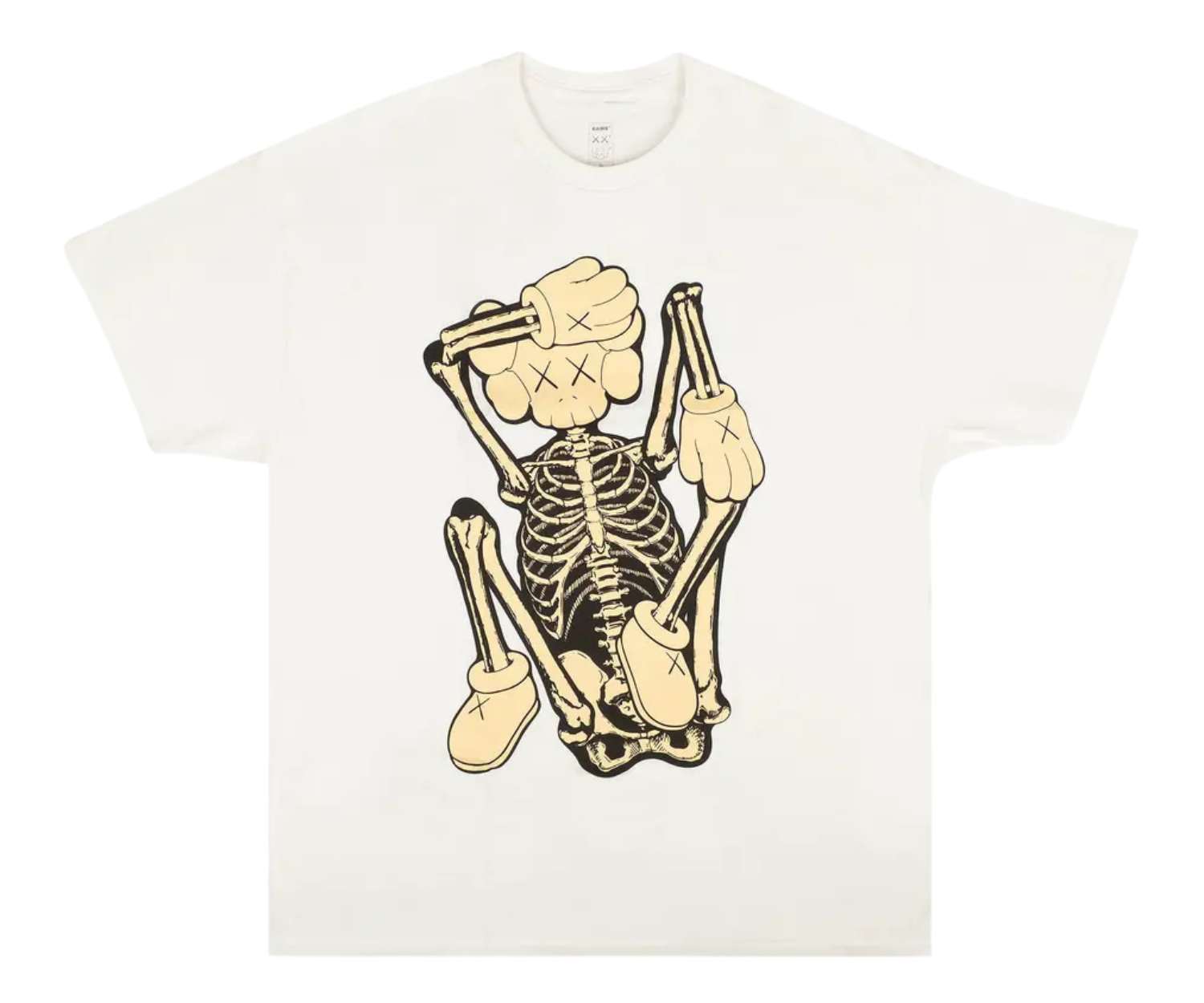 KAWS SKELETON NEW FICTION T-shirt Bone