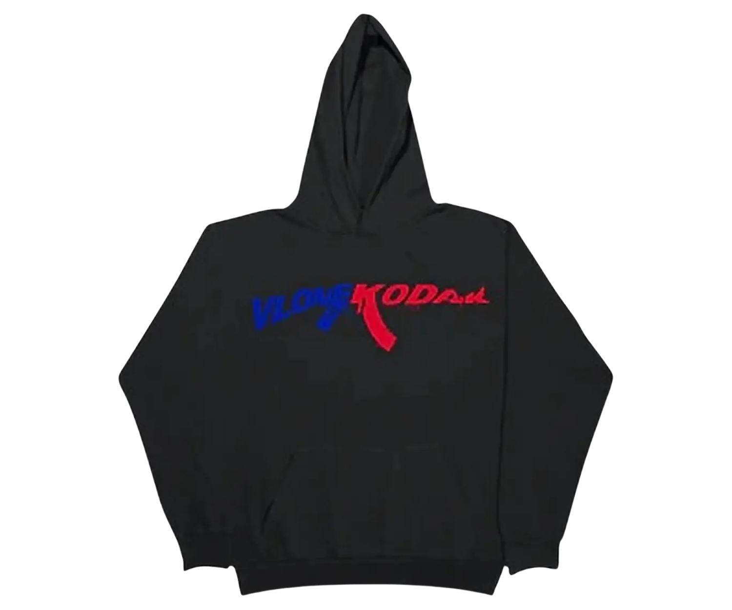 Kodak Black x Vlone 47 Hoodie Black