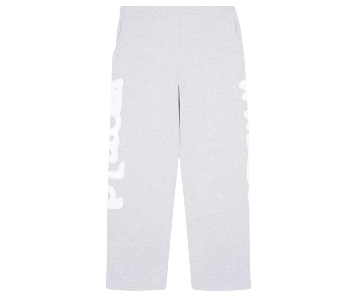 Sp5der Straight Leg Beluga Sweatpants Heather Grey