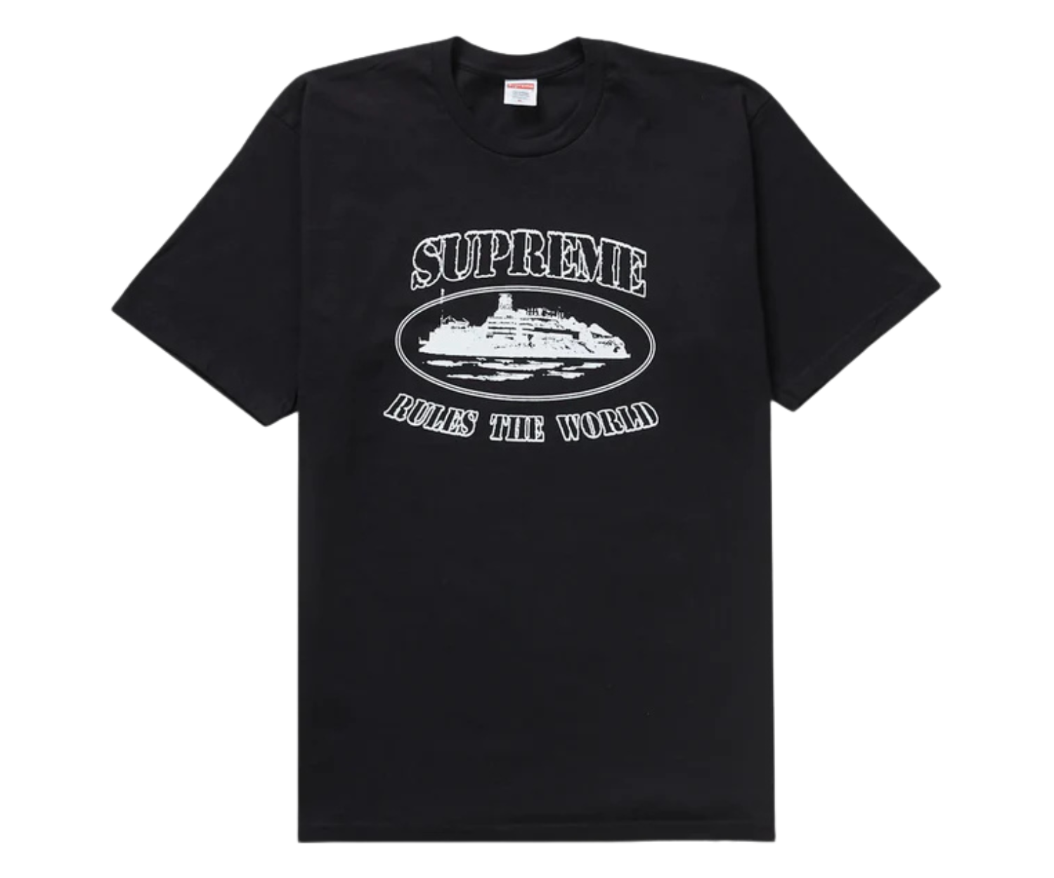 Supreme Corteiz Rules The World Tee Black