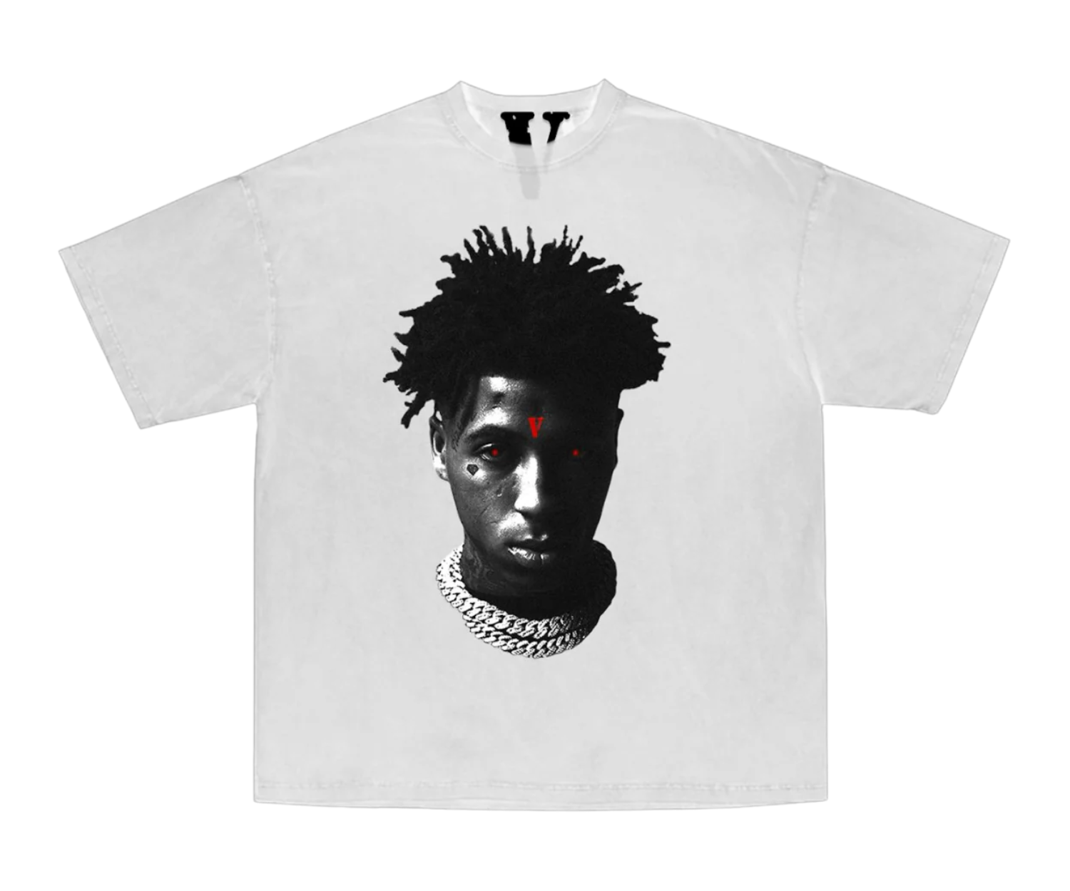 YoungBoy NBA x Vlone Reaper's Child Tee White