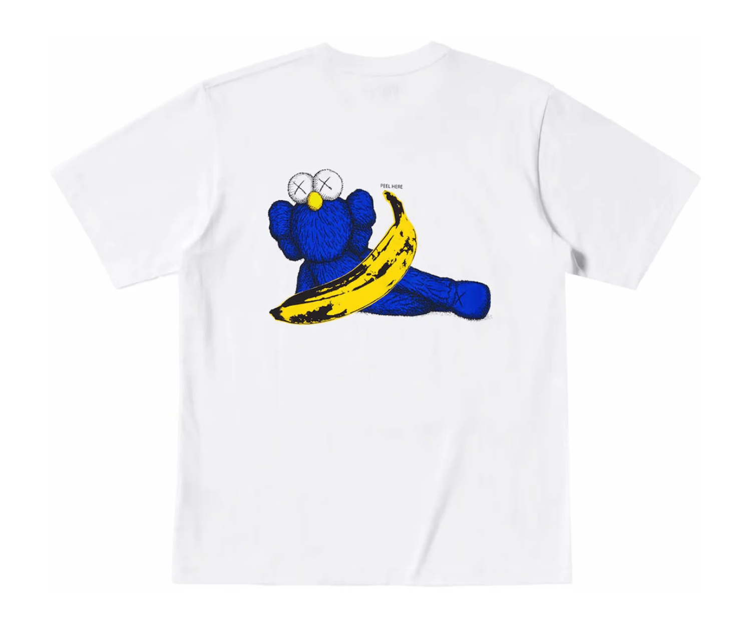 KAWS x Warhol Banana Uniqlo UT Graphic T-Shirt White