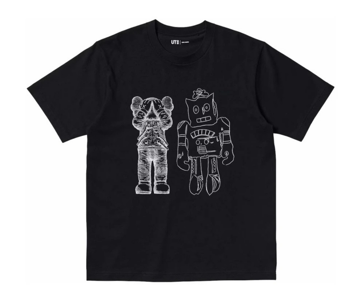 KAWS x Uniqlo Warhol UT Graphic T-shirt Black