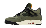 Jordan 4 Retro OG SP Undefeated (2025) in olive green.
