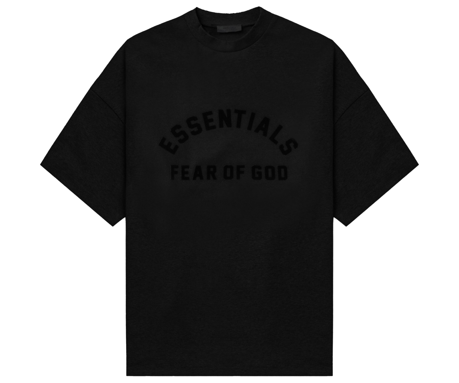 FEAR OF GOD ESSENTIALS Logo-Appliquéd Cotton-Blend Jersey T-Shirt Black