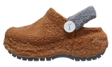 Barna sherpa Crocs Lil Nas X x Mega Crush Clog.