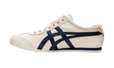 Onitsuka Tiger Mexico 66 Slip-On Birch Midnight sneaker with navy stripes.