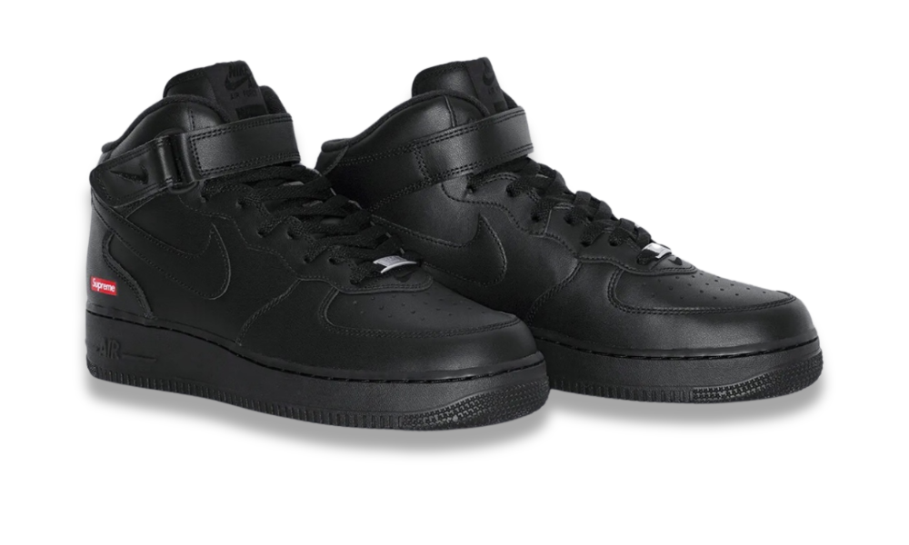 Nike Air Force 1 Mid Supreme Black