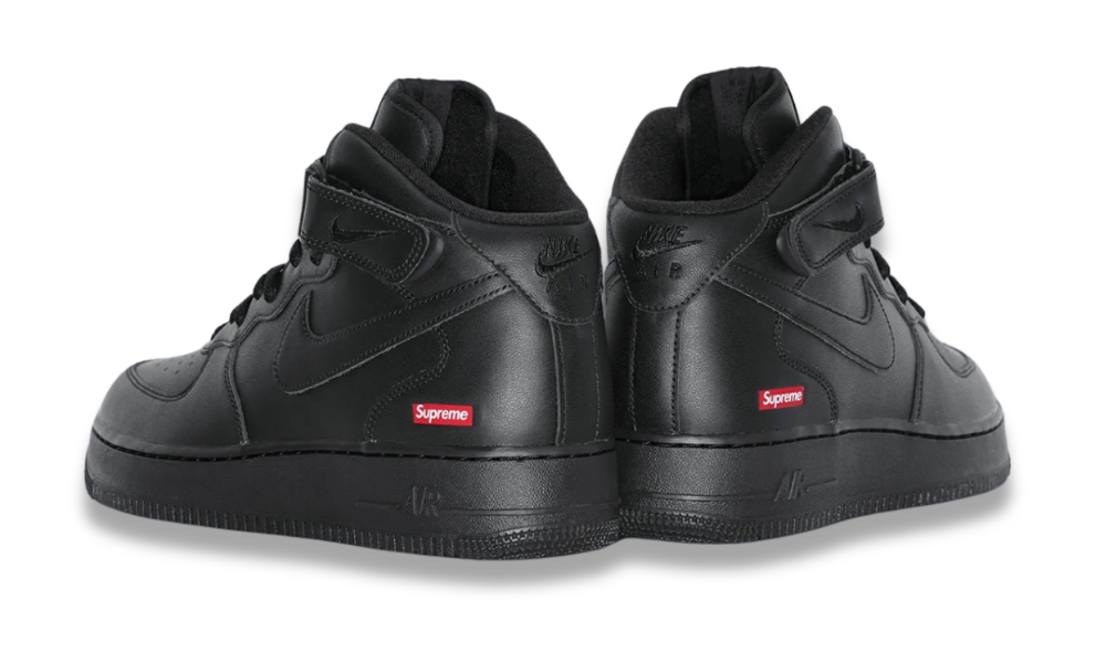 Nike Air Force 1 Mid Supreme Black