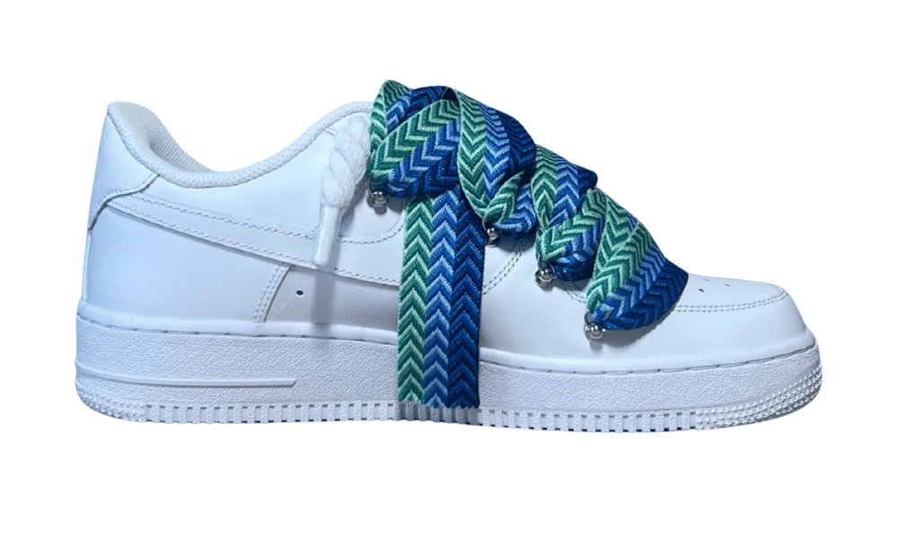 Nike Air Force 1 Lanvin Rope Lace Blue Black
