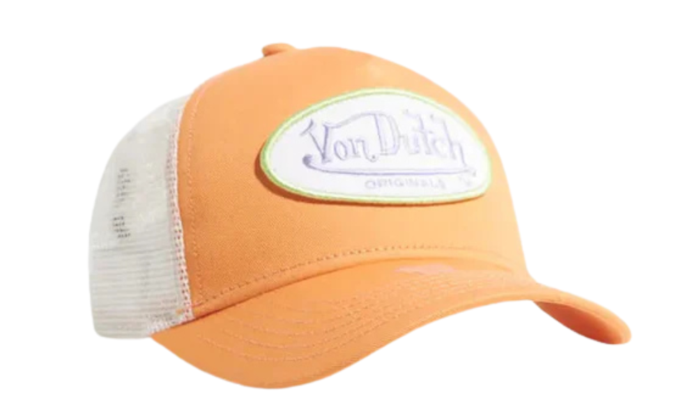 Von Dutch Trucker Cap Orange/Beige