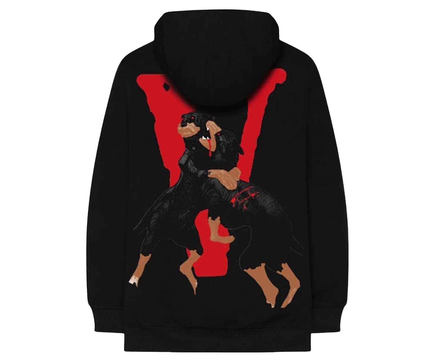 City Morgue x Vlone Dogs Hoodie Black