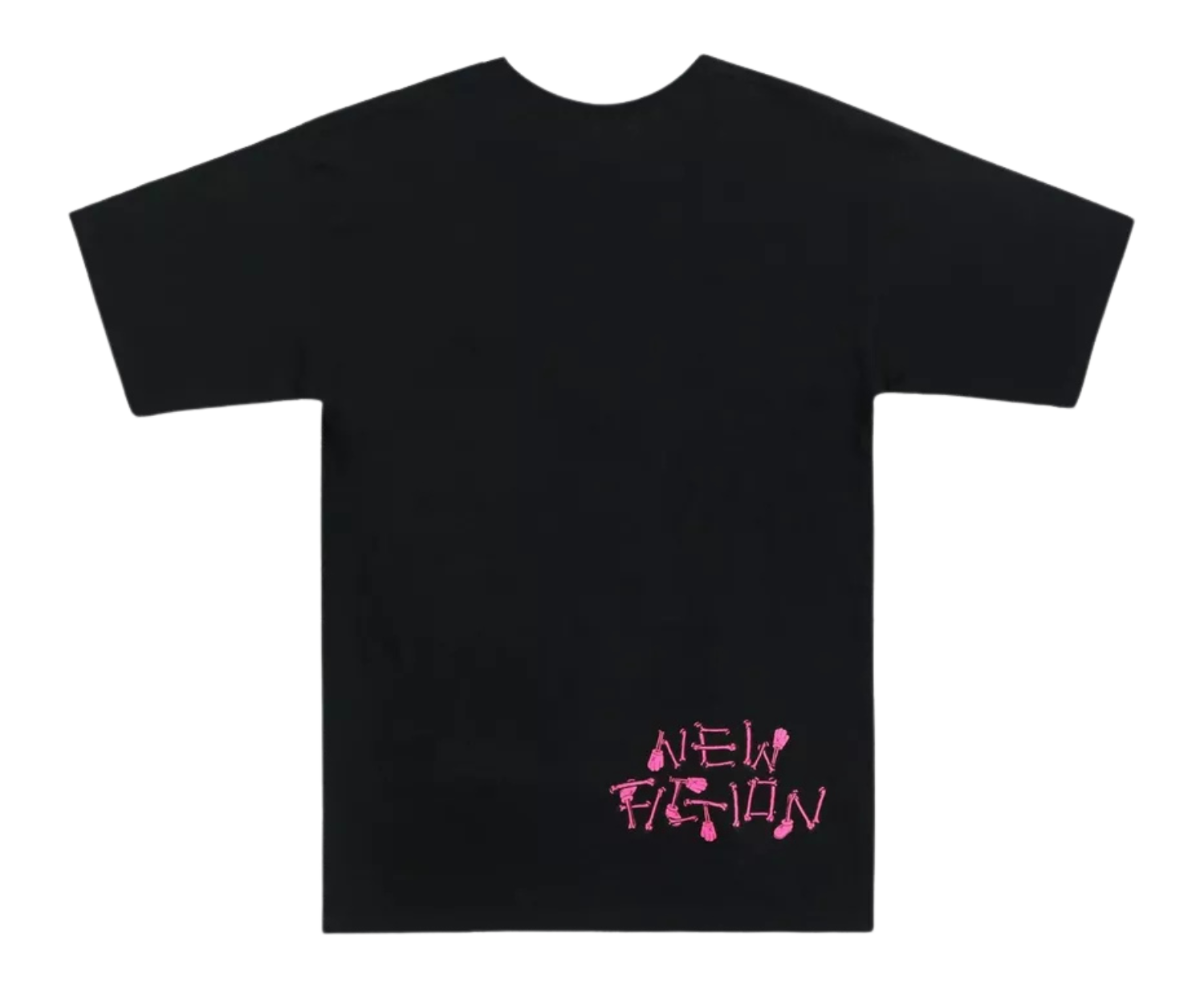 KAWS SKELETON NEW FICTION T-shirt Pink