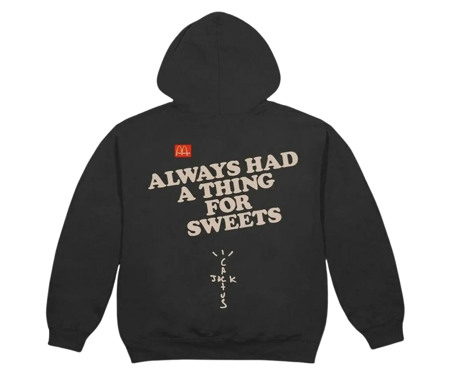 Travis Scott x McDonald's Apple Pie Hoodie Washed Black