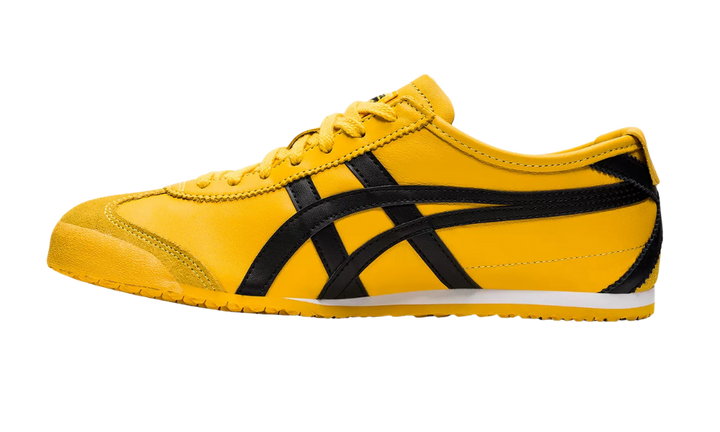 Onitsuka Tiger Mexico 66 yellow and black sneaker.