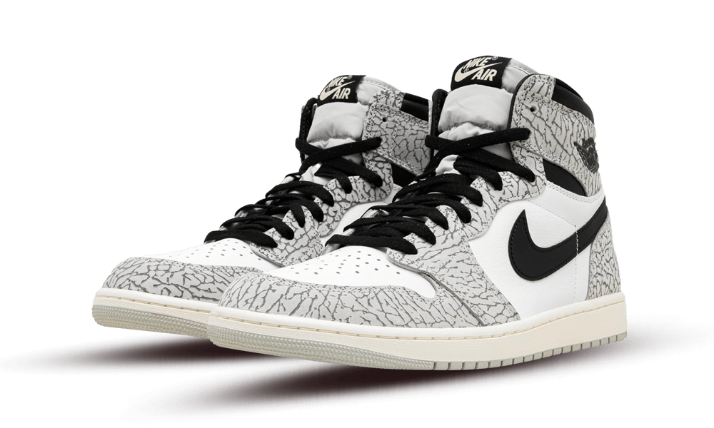 Air Jordan 1 Retro High OG White Cement (45)