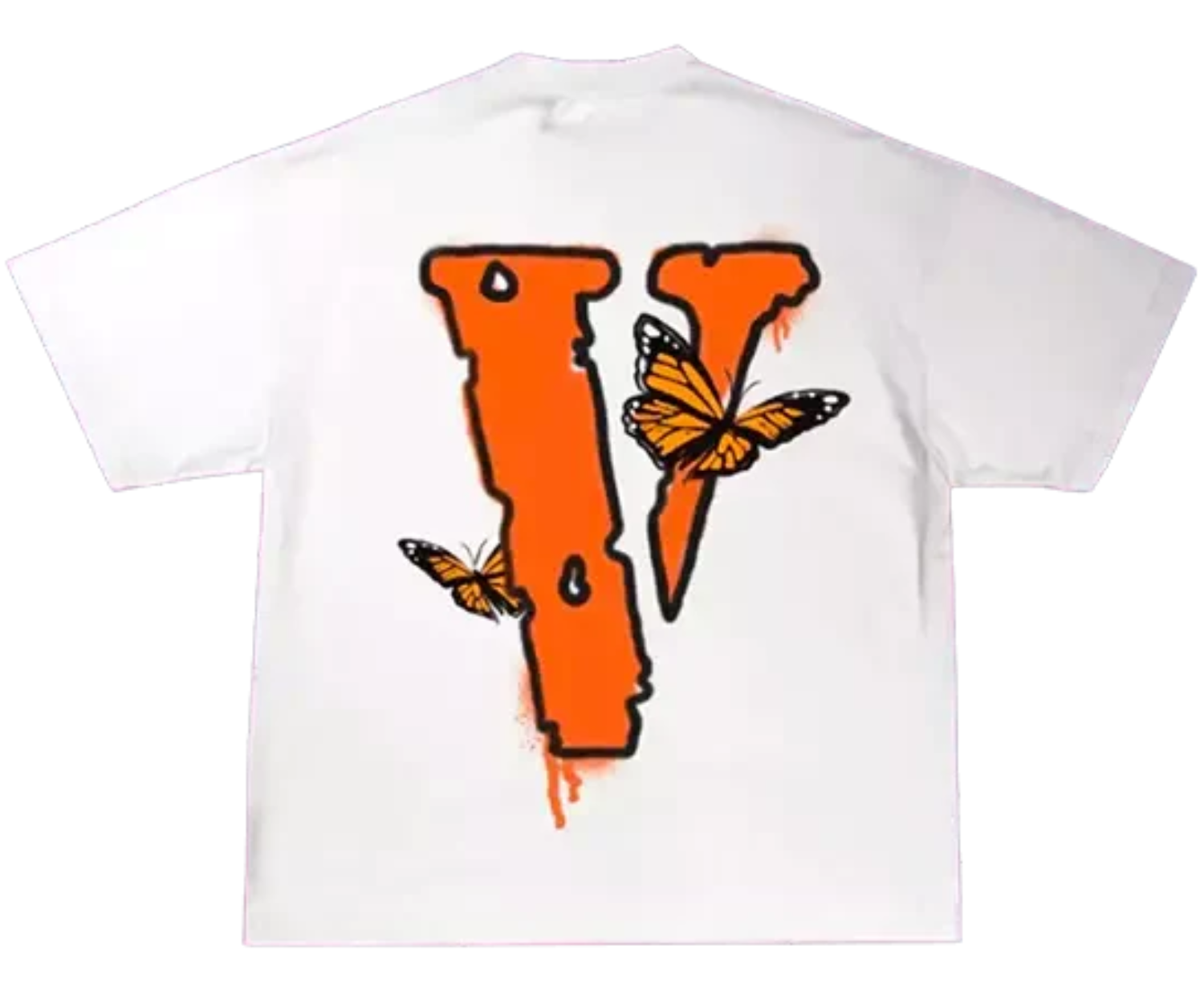 Vlone Juice WRLD  Butterfly T-shirt White