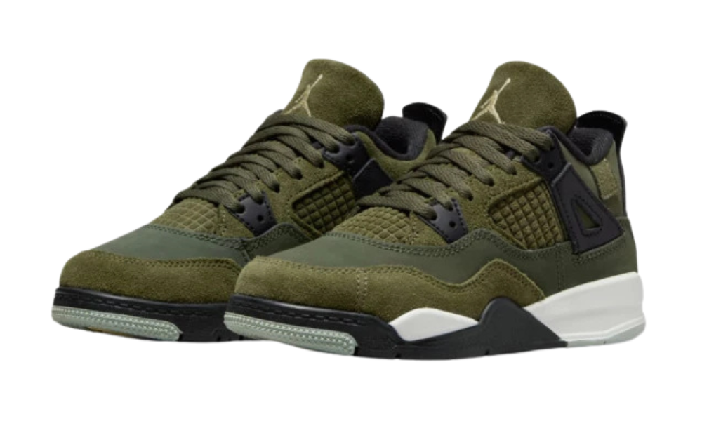 Jordan 4 Retro SE Craft Medium Olive (gyerek)