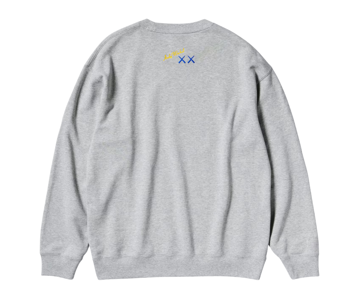 KAWS x Uniqlo Warhol Graphic 472951 Sweatshirt Gray