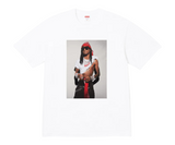 Supreme Playboi Carti t-shirt in white with a graphic print of Playboi Carti.