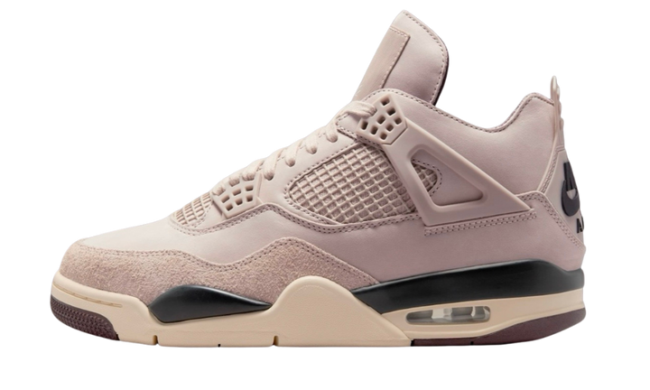 Air Jordan 4 Retro OG SP A Ma Maniére cipő halvány rózsaszín és bézs színben.