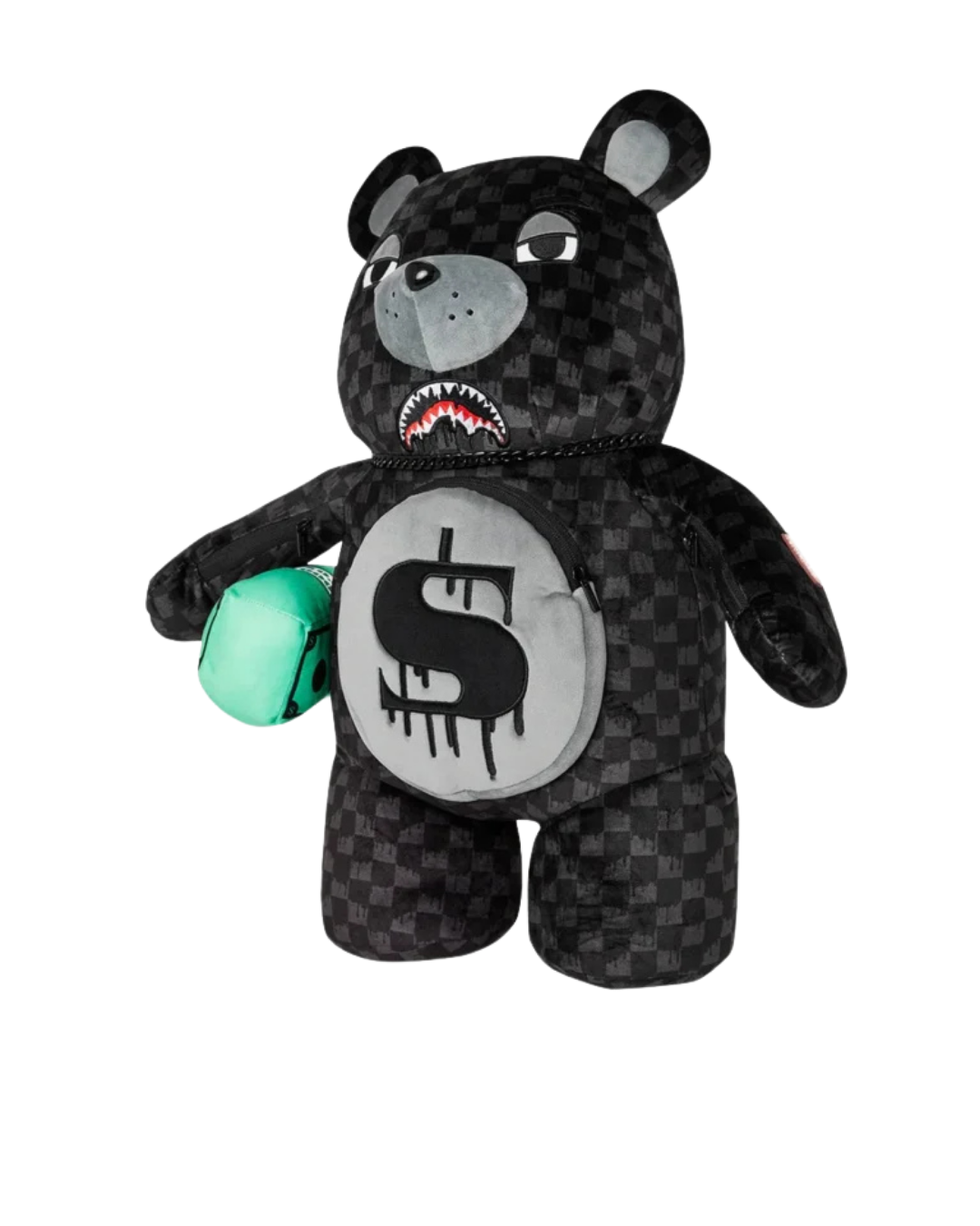 SPRAYGROUND DRIPPING SHARKS IN PARIS MONEYBEAR TEDDY BEAR
